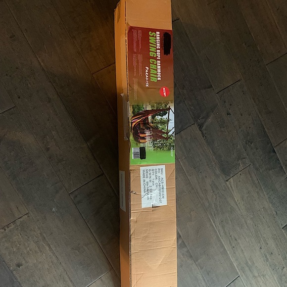 Hanging Rope Hammock Swing Chair - New in the Box - Picture 2 of 2